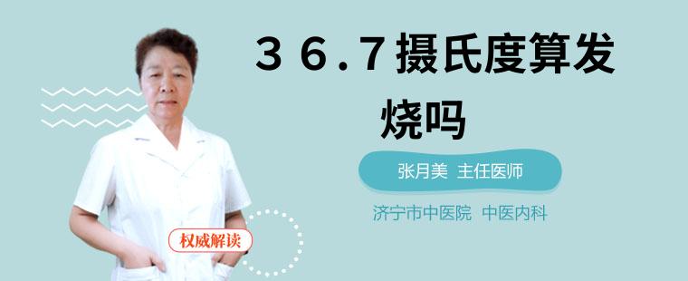 ３６.７摄氏度算发烧吗