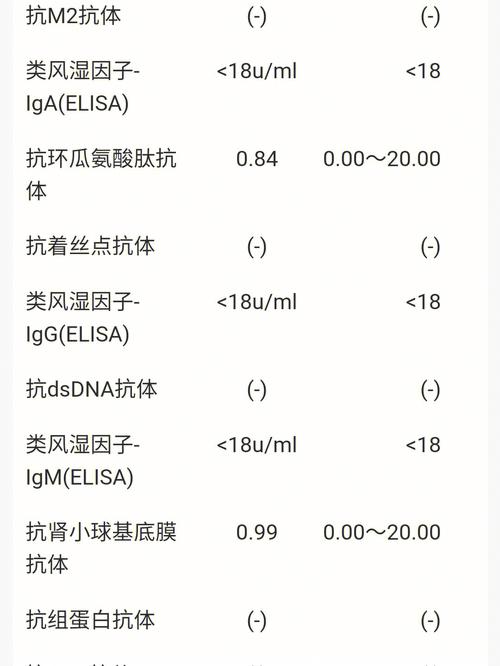 血管炎类风湿因子igm高