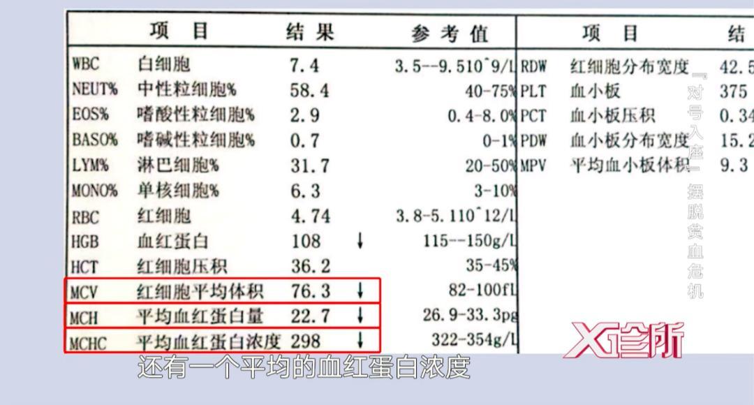 贫血三项能查出贫血原因吗