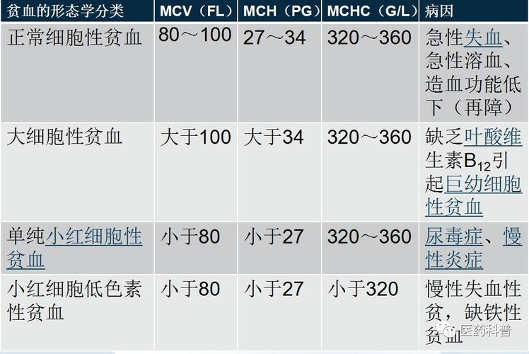 小细胞低色素性贫血症状