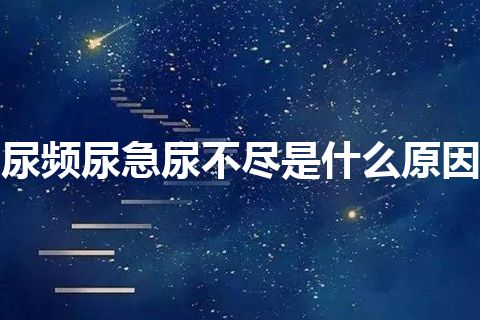 尿频尿急尿不尽是什么原因