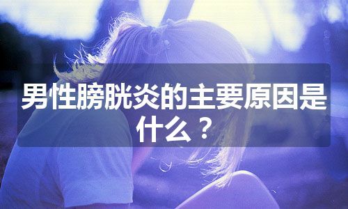 男性膀胱炎的主要原因是什么？