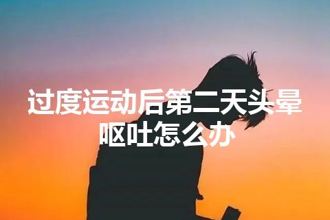 过度运动后第二天头晕呕吐怎么办