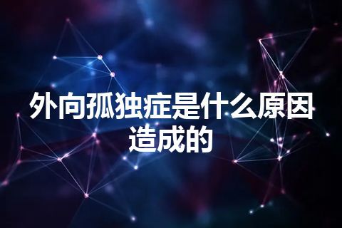 外向孤独症是什么原因造成的