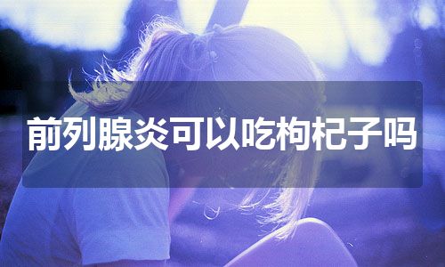 前列腺炎可以吃枸杞子吗