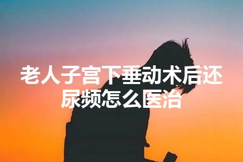 老人子宫下垂动术后还尿频怎么医治