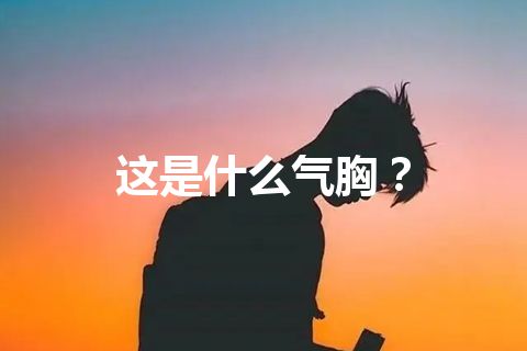 这是什么气胸？