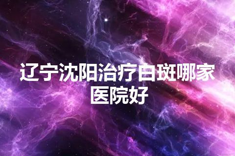 辽宁沈阳治疗白斑哪家医院好