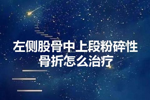 左侧股骨中上段粉碎性骨折怎么治疗