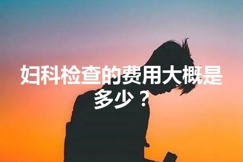 妇科检查的费用大概是多少？