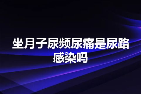 坐月子尿频尿痛是尿路感染吗