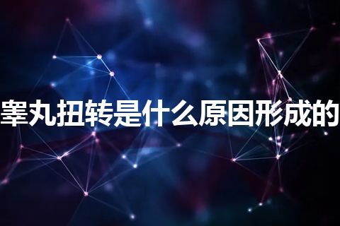 睾丸扭转是什么原因形成的