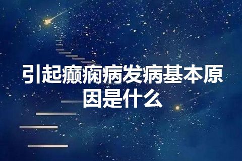 引起癫痫病发病基本原因是什么