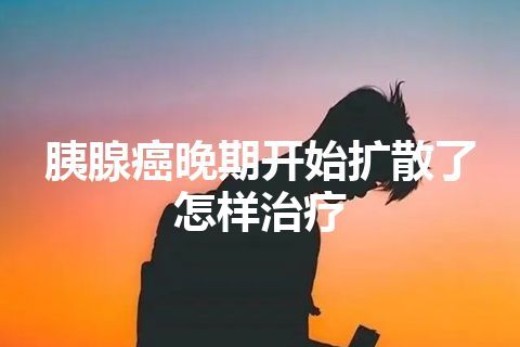 胰腺癌晚期开始扩散了怎样治疗