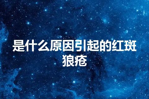 是什么原因引起的红斑狼疮