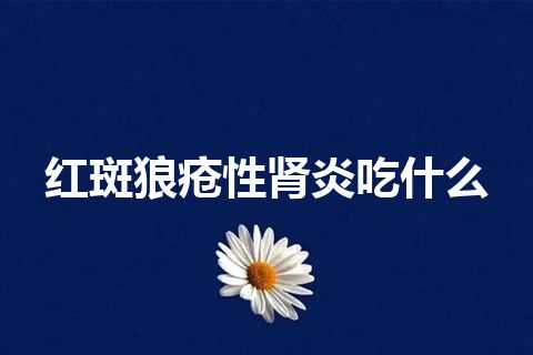 红斑狼疮性肾炎吃什么