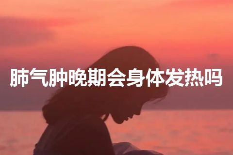 肺气肿晚期会身体发热吗