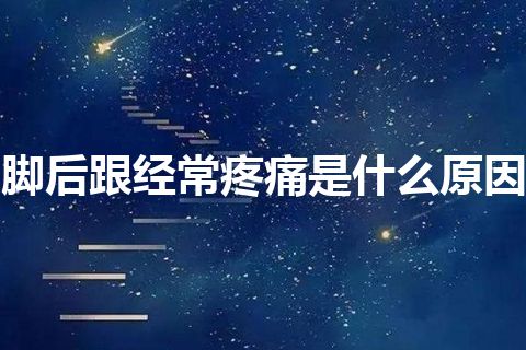 脚后跟经常疼痛是什么原因